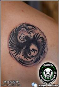 Classic Phoenix Legend Tattoo Pattern