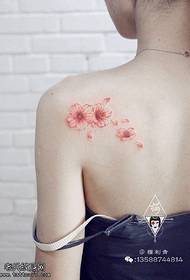 Hermoso patrón de tatuaje de durazno