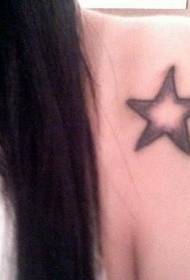 Magisk stjerne tatoveringsbillede