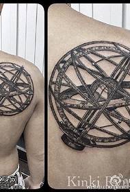 Realistični trodimenzionalni uzorak tetovaža
