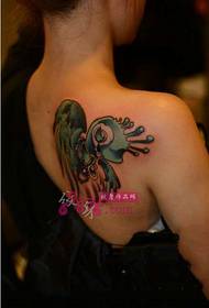 Beauty Scented Shoulder School Bird Tattoo Picture