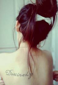 Beautiful and stylish shoulders with small fresh tattoos