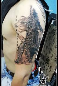 Uzorak tetovaže lubanje domaće smrti