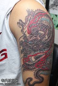 Chinese style dragon's descendant tattoo pattern