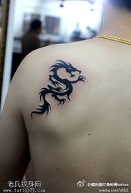 Shoulder Chinese Dragon Tattoo Pattern