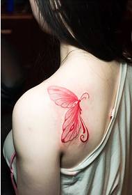 Fantastic ink butterfly tattoo pattern picture