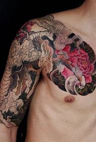 Herre Half Armour Tattoo Picture