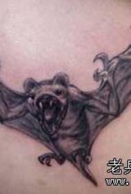 Tatouage beauté chauve-souris