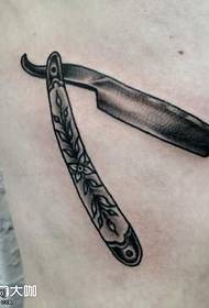 waist scissors tattoo pattern