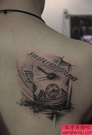 Tattoo show picture recommended a shoulder clock tattoo pattern