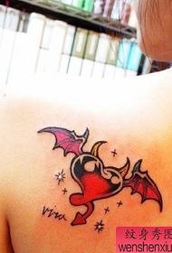 Tattoo show picture recommended a shoulder color small devil tattoo pattern