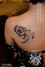 Woman Shoulder Aquarius Tattoos by Tattoo Sharing