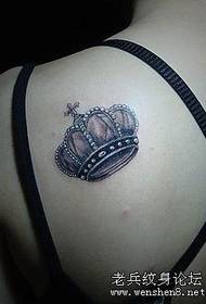 Tattoo pattern kruna tetovaža uzorak (klasična)
