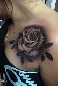 Shoulder Rose Tattoo Patterns are provided by Tattoo Show Bar