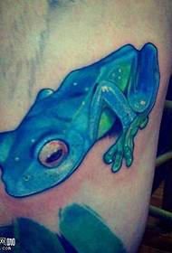 plavi 蛤蟆 uzorak tetovaža
