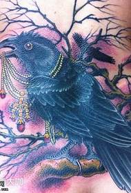 waist eagle tattoo pattern