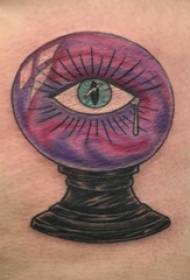 Tatuaj talie laterală figură talie laterală și poză tatuaj cu bile de cristal