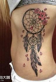 Taille Dreamcatcher Tattoo Muster