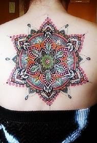 lumbar reen mandala totem tatuaje