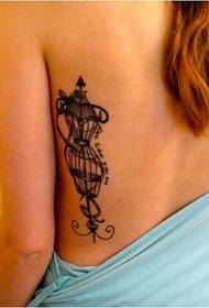 cintura feminina personalidade totem tatuagem tatuagem