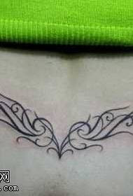waist waist flower totem tattoo pattern