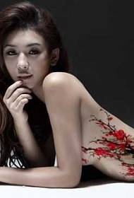 pola tato peach sing apik banget