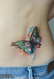 Pattern ng tinta na Butterfly Tattoo