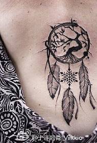 pasu lapač snů tetování vzor