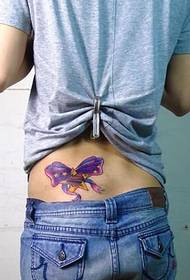 beauty waist beautiful beautiful color bow tattoo picture
