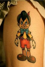 henkilökohtainen muoti puolella vyötärö hyvännäköinen sarjakuvahahmo tatuointi kuvio kuva