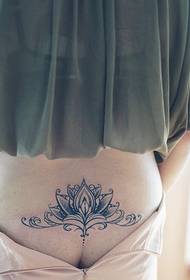 Kvinners midje er vakker, van Gogh tatoveringsmønster
