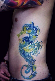 sivu vyötärö väri hippokampuksen tatuointikuvio