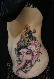 cintura di bellezza solu belle ritratti di tatuaggi di elefante