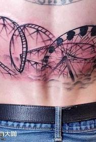 waist play windmill tattoo pattern