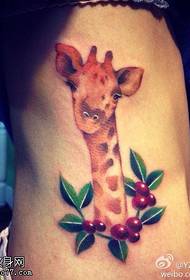 sab caj dab giraffe tattoo qauv