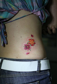 beauty waist beautifully delicate cherry tattoo picture