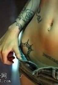 taille karakter tattoo patroon