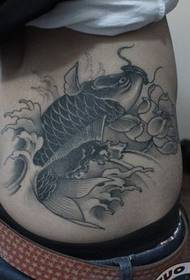 waist beautiful ink squid tattoo