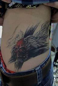 tatuaje de barriga de deus masculino sexy