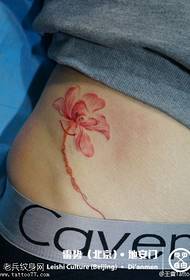 pink and beautiful lotus tattoo pattern