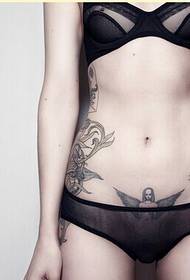 skønhed privat engel tatovering foto mønster billede