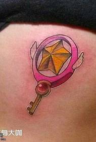 Taille Magic Wand Tattoo Muster