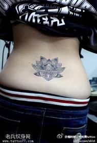 Lotus point sacred fresh tattoo pattern
