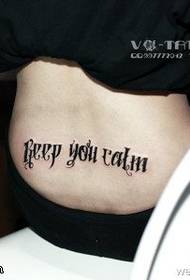 cool cool zgodan engleski uzorak tetovaža