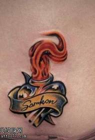 struk ljubavi ulje svjetiljka Plamen tetovaža uzorak