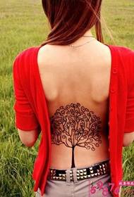 girls waist small tree fashion tattoo pictures