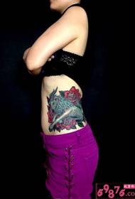Sexy Waist Capricorn Setšoantšo sa Setšoantšo sa tattoo