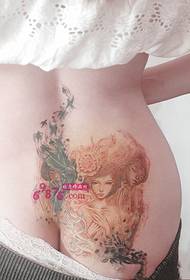 bočni struk lijepa elf ljepota tetovaža slika