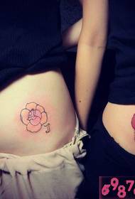 intim barátnők vörös por rózsa derék tetoválás kép 71097 - aranyos elefánt fej derék tetoválás kép
