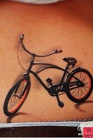 waist bicycle tattoo works